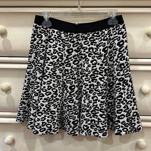 Rebecca Taylor black & white print skirt new with tags
